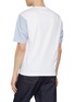 Back View - Click To Enlarge - TOMORROWLAND - Striped Kamikaze Cotton T-shirt