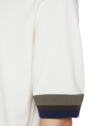  - TOMORROWLAND - Crewneck Cotton Blend Knit T-Shirt