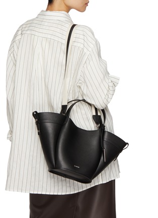 Front View - Click To Enlarge - JOY GRYSON - Terrasse Leather Shoulder Bag