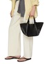 Figure View - Click To Enlarge - JOY GRYSON - Medium Verse Leather Tote Bag