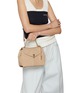 Front View - Click To Enlarge - JOY GRYSON - Small Jupiter Suede Satchel Bag