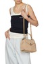 Figure View - Click To Enlarge - JOY GRYSON - Small Jupiter Suede Satchel Bag