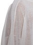  - ALAÏA - Boat Neck Side Slit Long Poplin Tunic Top