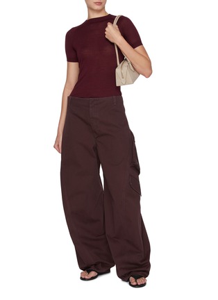 Figure View - Click To Enlarge - ALAÏA - Rounded Cargo Pants