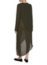 Back View - Click To Enlarge - ALAÏA - Asymmetrical Draped Front Dress