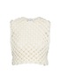 Main View - Click To Enlarge - ALAÏA - Crochet Tank Top