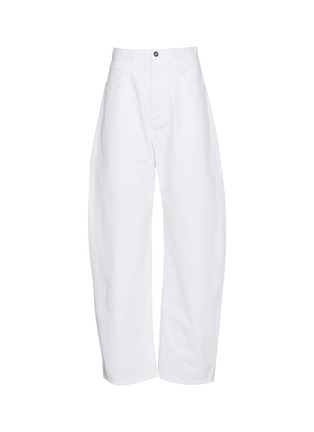 Main View - Click To Enlarge - ALAÏA - Rounded Leg Jeans