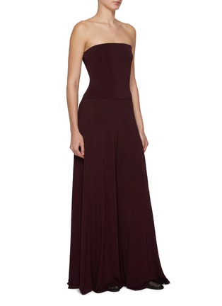Front View - Click To Enlarge - ALAÏA - Two Way Fold Down Jumpsuit