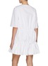 Back View - Click To Enlarge - ALAÏA - Ruched Cotton Mini Dress