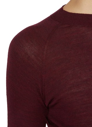  - ALAÏA - Mock Neck Wool Blend Top