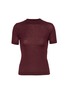 Main View - Click To Enlarge - ALAÏA - Mock Neck Wool Blend Top