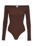Main View - Click To Enlarge - ALAÏA - Off Shoulder Bodysuit