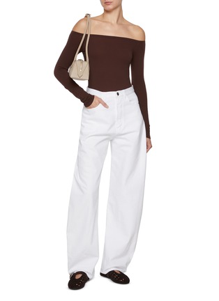 Figure View - Click To Enlarge - ALAÏA - Off Shoulder Bodysuit