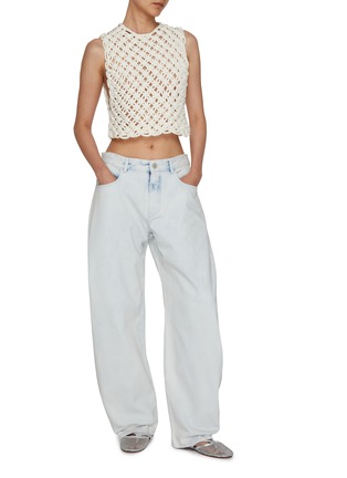 Figure View - Click To Enlarge - ALAÏA - Rounded Leg Jeans