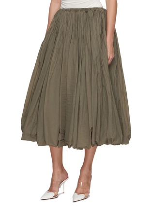 Front View - Click To Enlarge - ALAÏA - Balloon Midi Skirt