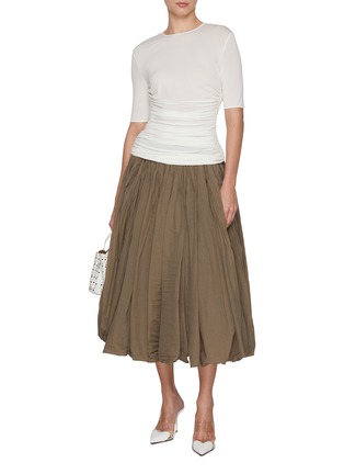 Figure View - Click To Enlarge - ALAÏA - Balloon Midi Skirt