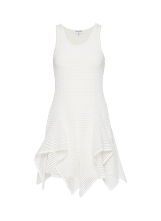 Main View - Click To Enlarge - ALAÏA - Ladder Effect Ruffle Dress