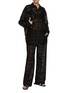 Figure View - Click To Enlarge - TOTEME - Monogram Crochet Cotton Silk Shirt