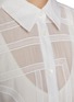  - TOTEME - Monogram Crochet Cotton Silk Shirt