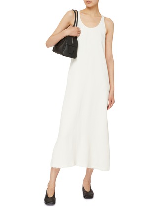 Figure View - Click To Enlarge - TOTEME - Sablé Scoop Neck Dress