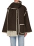 Main View - Click To Enlarge - TOTEME - Embroidered Wool Blend Scarf Jacket