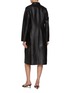 Back View - Click To Enlarge - TOTEME - Garderob Slim Leather Coat