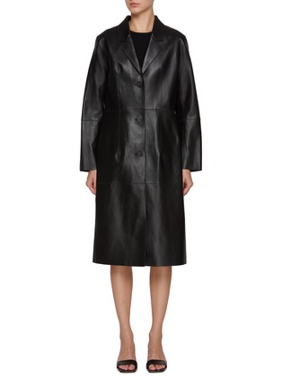 Main View - Click To Enlarge - TOTEME - Garderob Slim Leather Coat