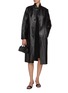 Figure View - Click To Enlarge - TOTEME - Garderob Slim Leather Coat