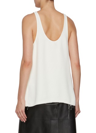 Back View - Click To Enlarge - TOTEME - Garderob Sablé Scoop Neck Tank