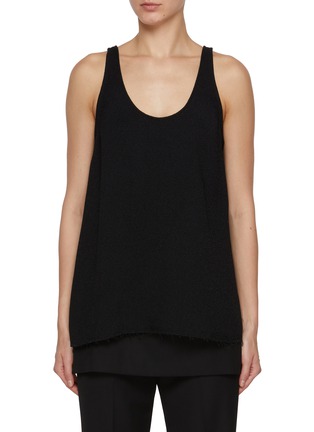Main View - Click To Enlarge - TOTEME - Garderob Sablé Scoop Neck Tank