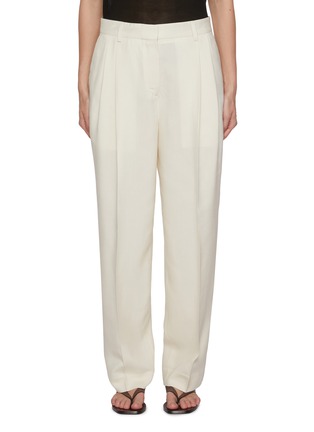 Main View - Click To Enlarge - TOTEME - Double Pleated Straight Leg Trousers