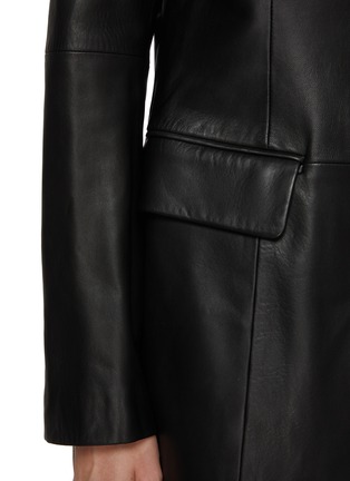  - TOTEME - Garderob Collarless Leather Jacket
