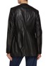 Back View - Click To Enlarge - TOTEME - Garderob Collarless Leather Jacket