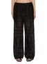 Main View - Click To Enlarge - TOTEME - Monogram Crochet Cotton Silk Pyjama Pants
