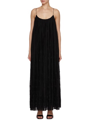 Main View - Click To Enlarge - TOTEME - Floral Embroidered Tulle Maxi Dress