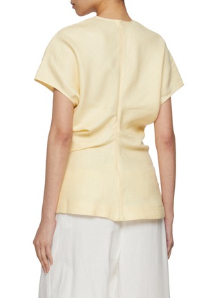 Back View - Click To Enlarge - TOTEME - Slouch Waist Top