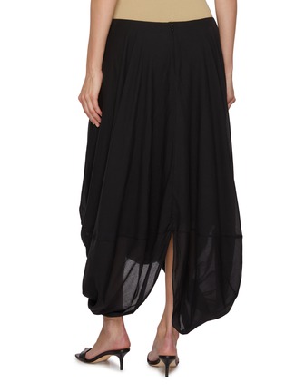 Back View - Click To Enlarge - TOTEME - Twisted Draped Cocoon Skirt