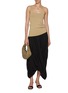 Figure View - Click To Enlarge - TOTEME - Twisted Draped Cocoon Skirt