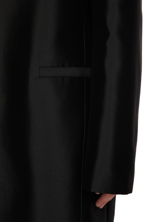  - TOTEME - Collarless Silk Coat