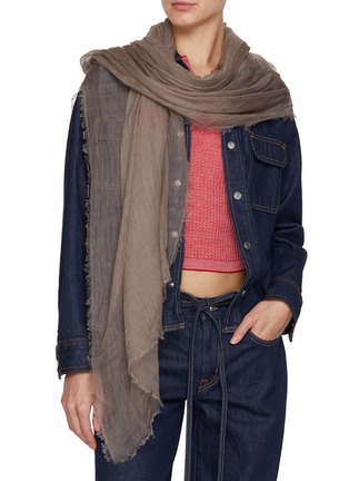 Figure View - Click To Enlarge - LANE'S - The New H Superfine Cashmere Shawl