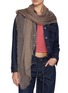 Figure View - Click To Enlarge - LANE'S - The New H Superfine Cashmere Shawl