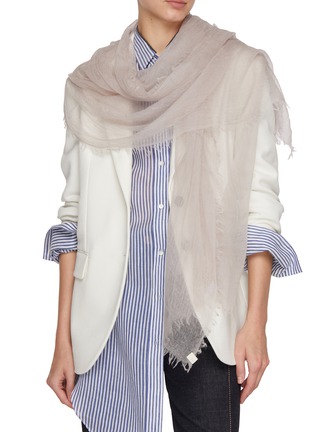 Figure View - Click To Enlarge - LANE'S - The New H Superfine Cashmere Shawl