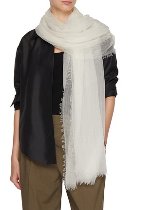 Figure View - Click To Enlarge - LANE'S - The New H Superfine Cashmere Shawl