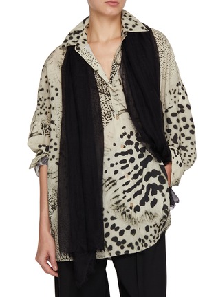 Figure View - Click To Enlarge - LANE'S - The New H Superfine Cashmere Shawl