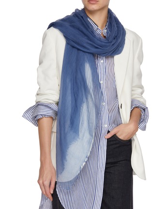 Figure View - Click To Enlarge - LANE'S - The New H Superfine Cashmere Shawl