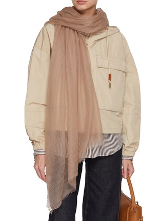 Figure View - Click To Enlarge - LANE'S - The New H Superfine Cashmere Shawl