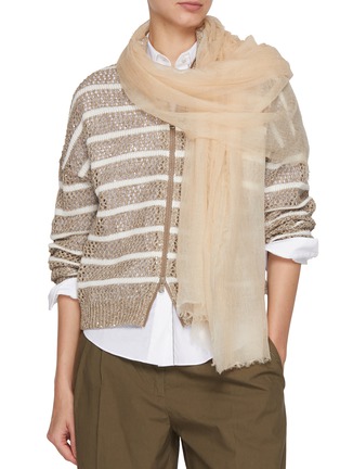 Figure View - Click To Enlarge - LANE'S - The New H Superfine Cashmere Shawl