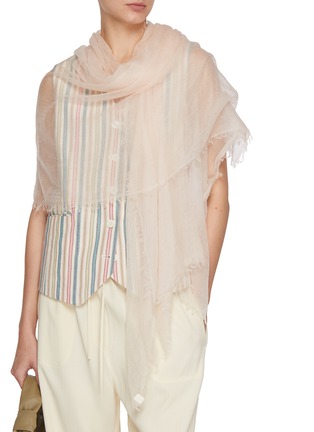 Figure View - Click To Enlarge - LANE'S - The New H Superfine Cashmere Shawl