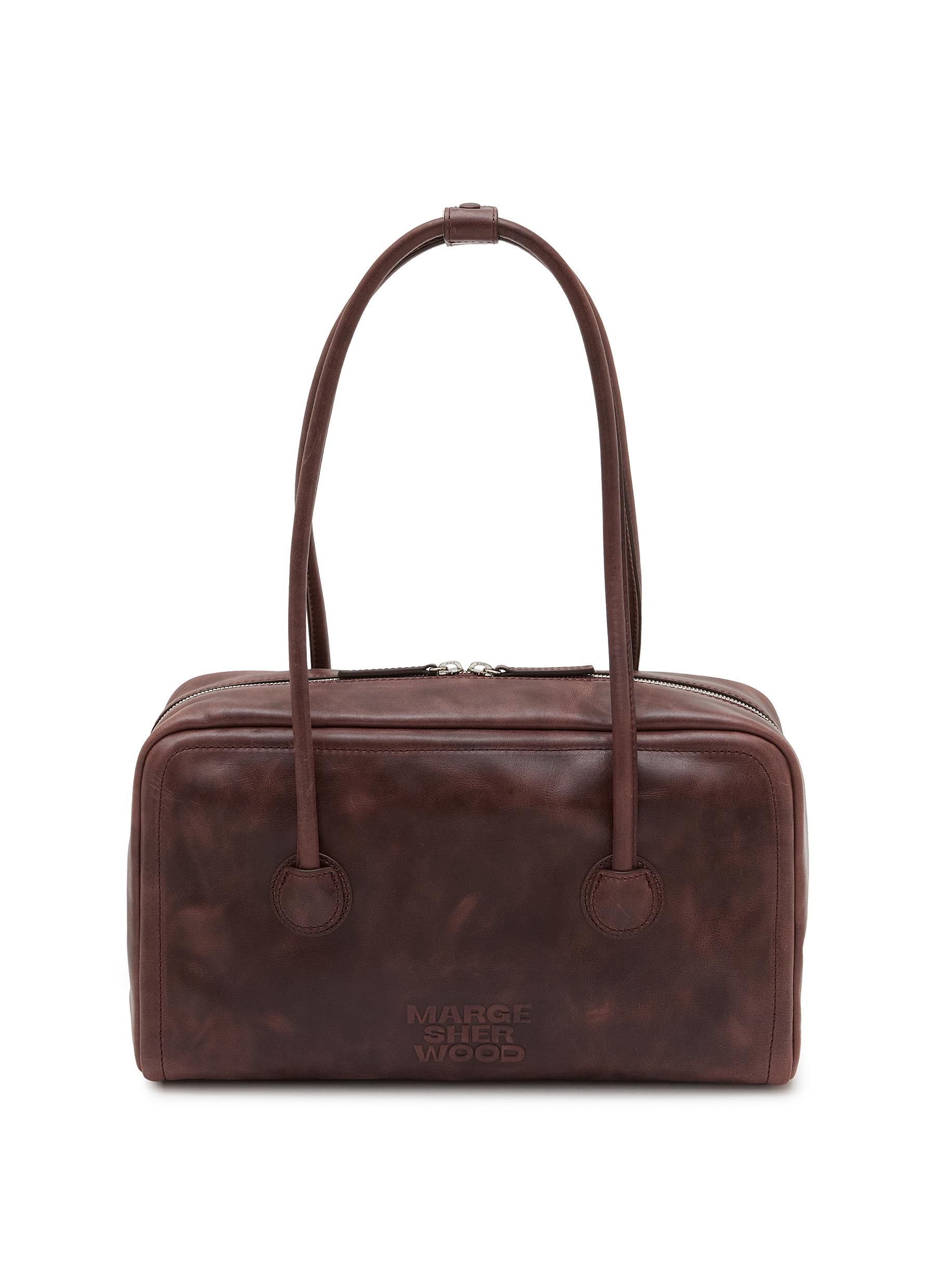 MARGESHERWOOD | Soft Boston Leather Top Handle Bag | Women