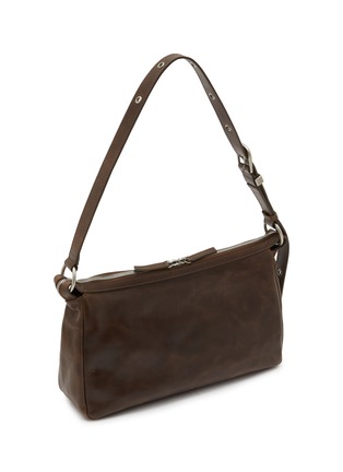 Detail View - Click To Enlarge - MARGESHERWOOD - Outpocket Leather Hobo Bag